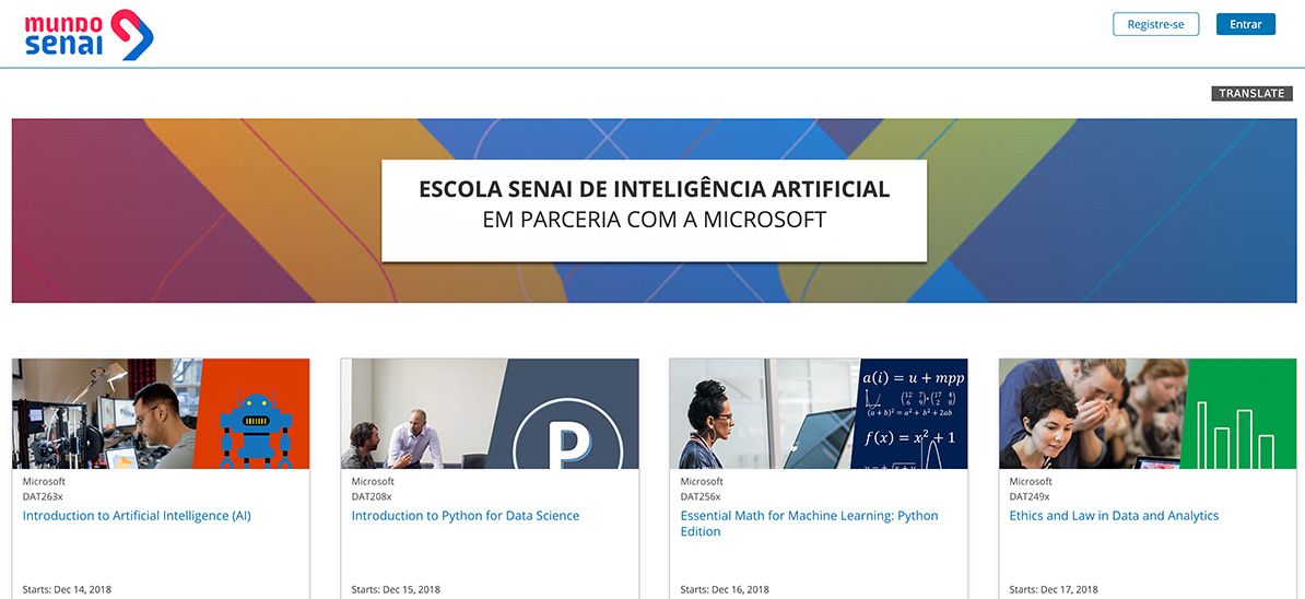 Escola SENAI de Inteligência Artificial