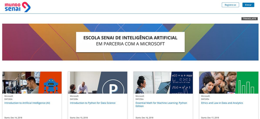Escola SENAI de Inteligência Artificial